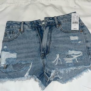 Pacsun high rise festival denim short